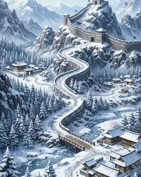 겨울 지도